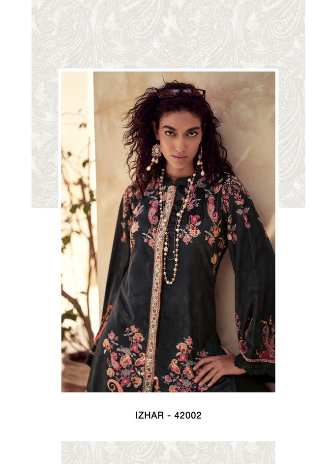 Izahar Velvet Digital Print Designer Pakistani Suits Catalog